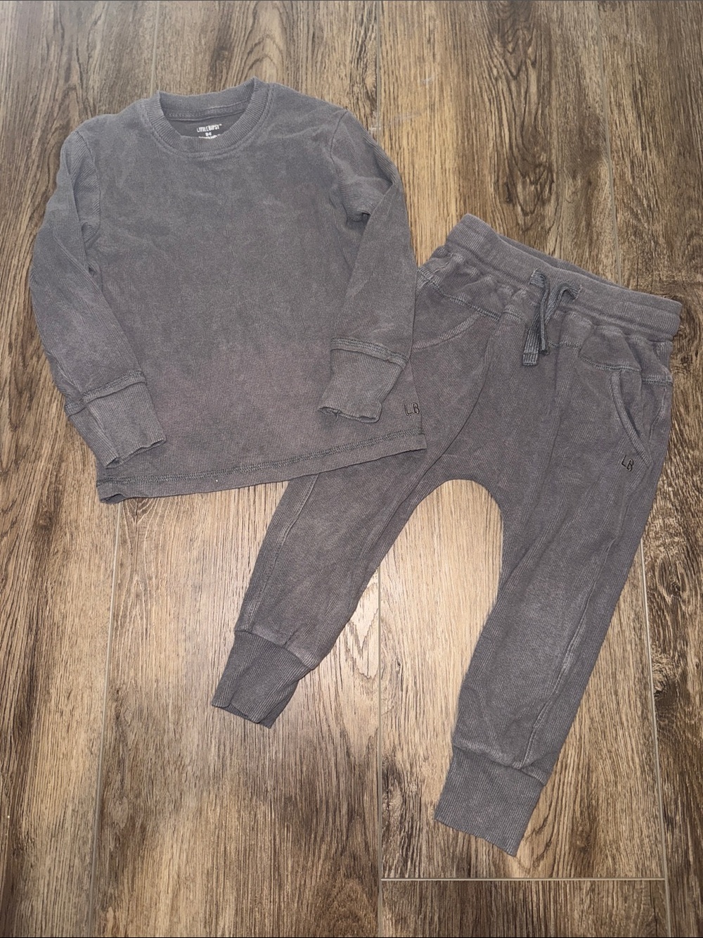 EUC Little Bipsy Ribbed Set